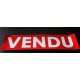 Stickers VENDU 100 x 500 mm