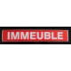 Stickers IMMEUBLE 60 x 350 mm