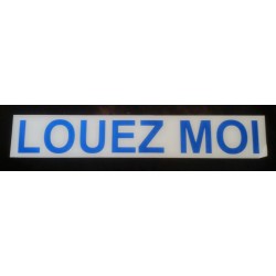 Stickers LOUEZ MOI 100 x 600 mm