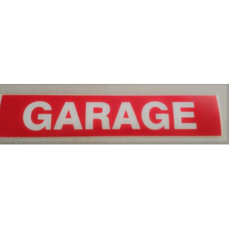 Stickers GARAGE 60 x 300 mm