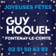 JOYEUSES FETES 600 mm Recto Seul 6 Oeillets Franco de Port