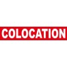 Stickers COLOCATION 100 x 500 mm Franco