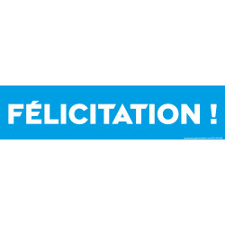 Repiquage FELICITATION !