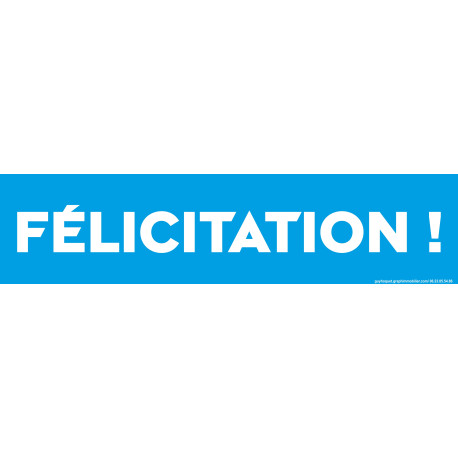 Repiquage FELICITATION !