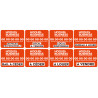 Autocollants 1200 x 920 mm Horizontal  8 Messages