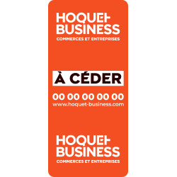 Autocollants 900 x 2000 mm Vertical 8 Messages